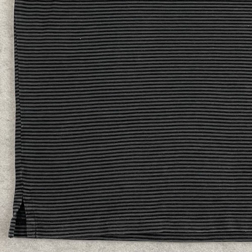 John Varvatos Collection Hampton Polo Mens S Striped Black & Gray Silk Cotton - Picture 8 of 11